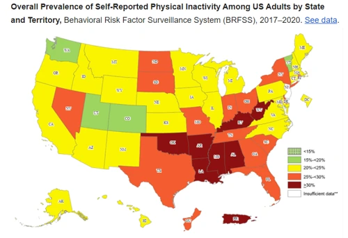 Inactivity Map